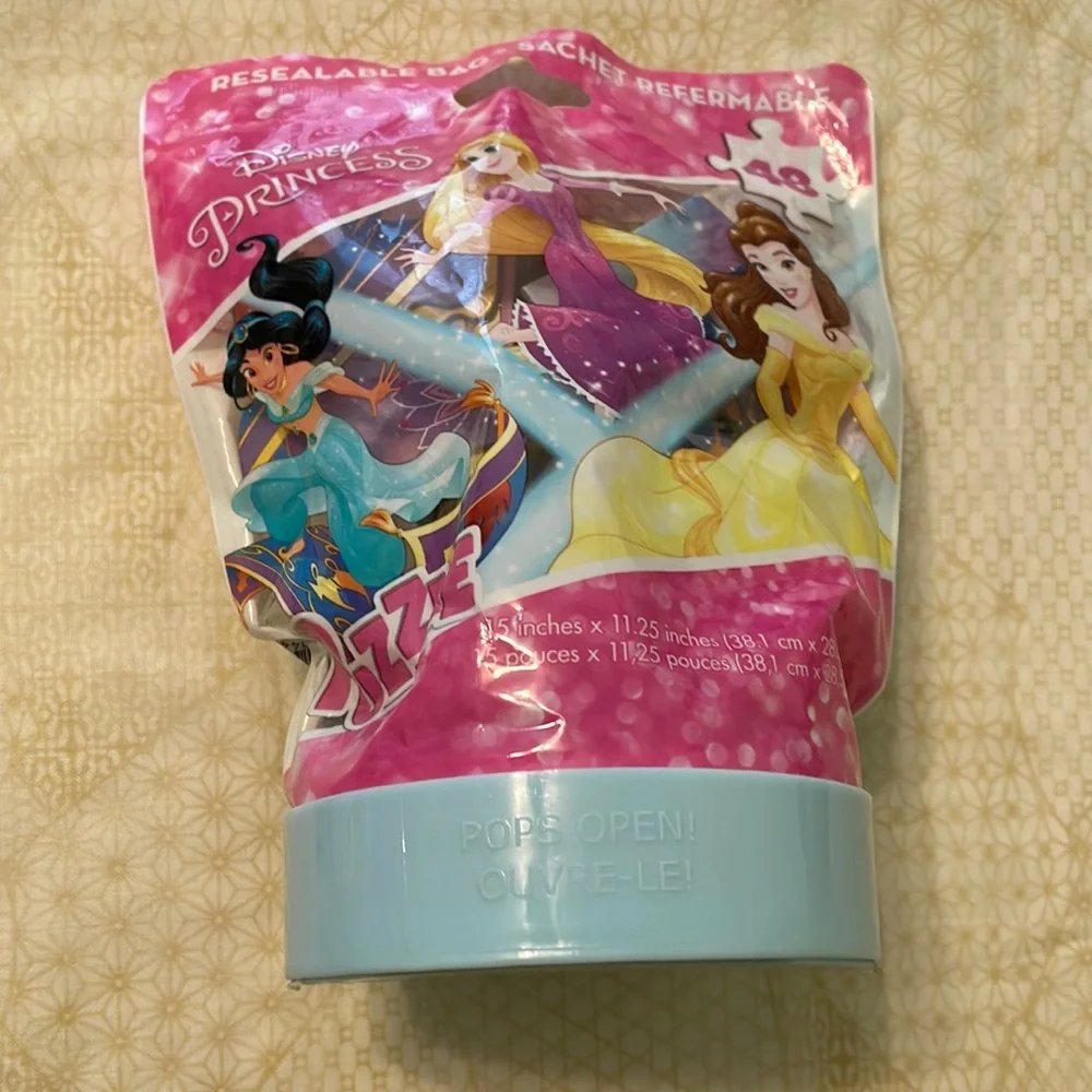 Disney princess 48 pieces puzzle.